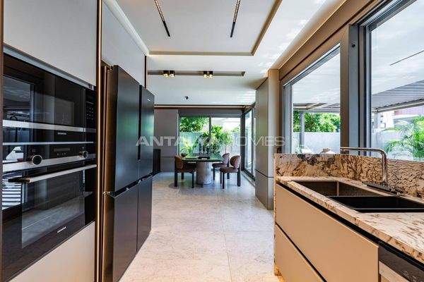 Detached Houses with Gardens and Pools in Kundu Antalya