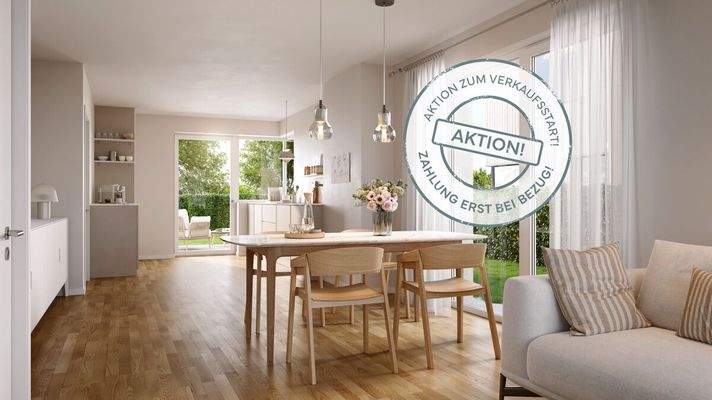 Offener Wohn-/Essbereich