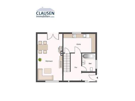 skizzierter Grundriss EG