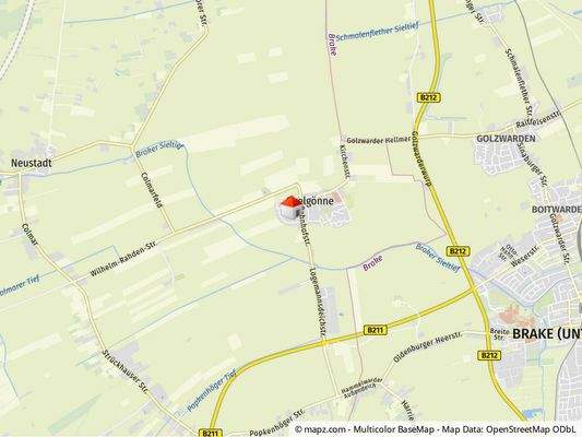 Geolyzer Kartenausschnitt