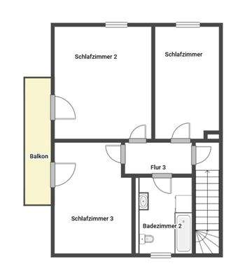 Grundriss Skizze 2.OG