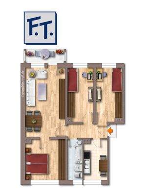 4-R-Wohnung, Kodersdorf