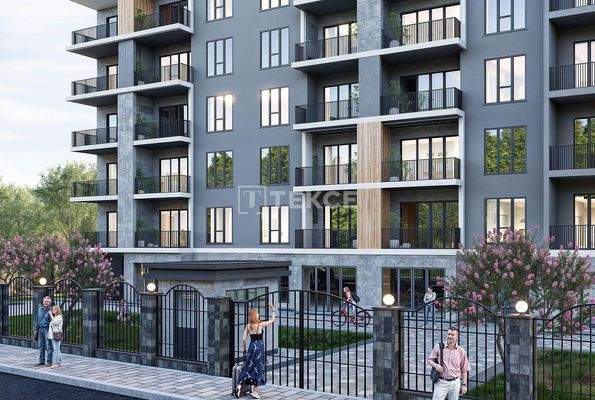 Apartments for Sale in a Complex with Pool in Trabzon Akyazı