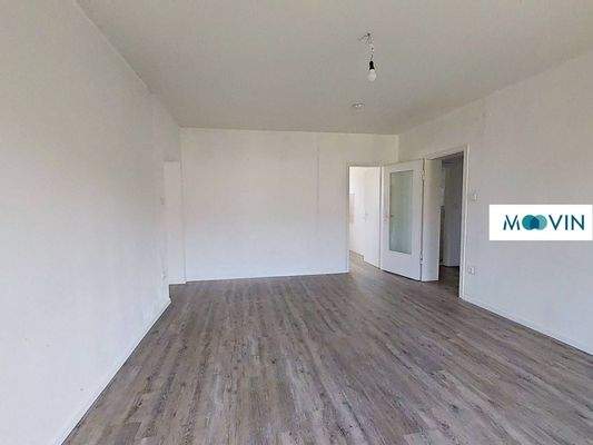 Ansicht III: Wohn- und Esszimmer