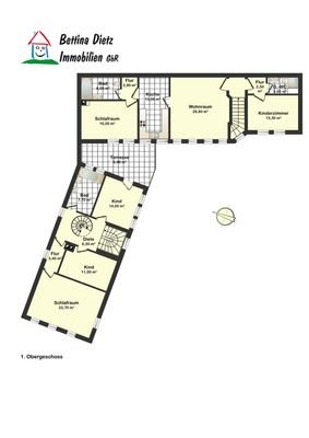 Grundriss 1 OG
