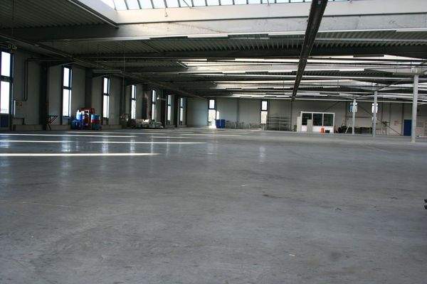 Hallenfläche geräumt