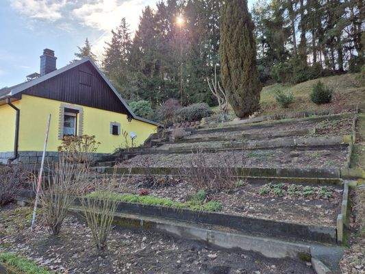 Gartenhaus linksseitig