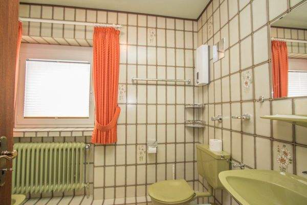 Das Tageslichtbad mit Dusche im OG