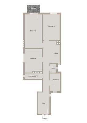 3 - Zi. Variante nach Umbau