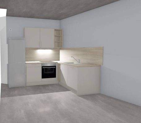 Küche (Beispielbild) Kühlschrank und Geschirrspüler sind nicht Bestandteil