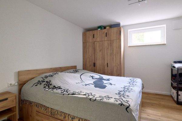 Blick in das Schlafzimmer