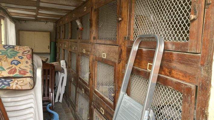 Nebengebäude mit Hasenstall