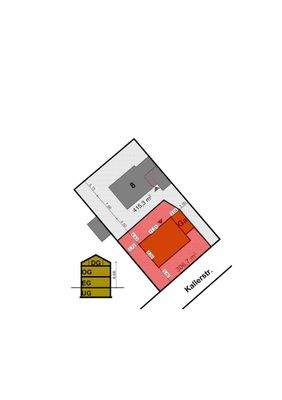 Skizze möglicher Neubau