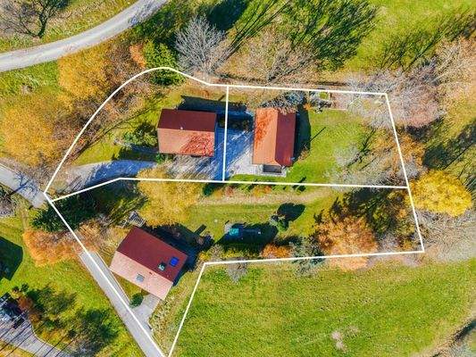 Luftansicht des gesamten Ensembles