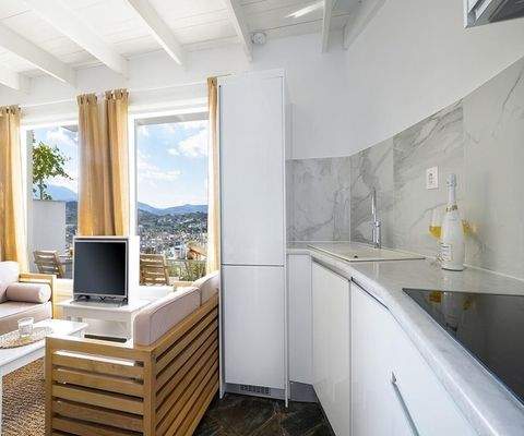 Kreta, Almyrida: Schlüsselfertiges Apartmenthotel mit Meerblick zu verkaufen