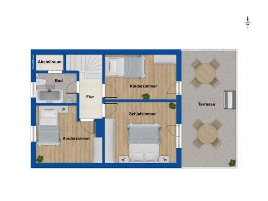 Grundriss Obergeschoss