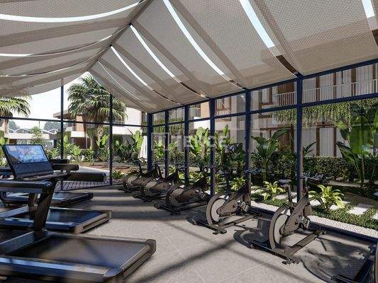 Stylish Flats in a Horizontal Design Complex in Yalova