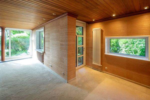 Gartenzugang und Essbereich