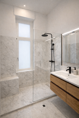 Tageslichtbadezimmer