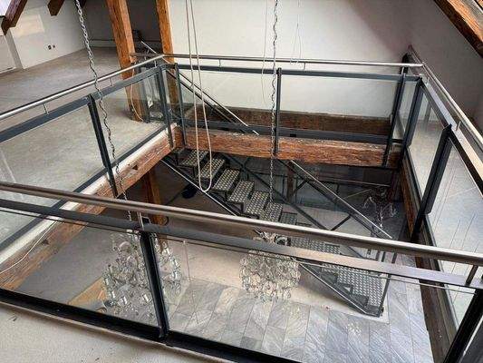 Treppe zum Spitzboden