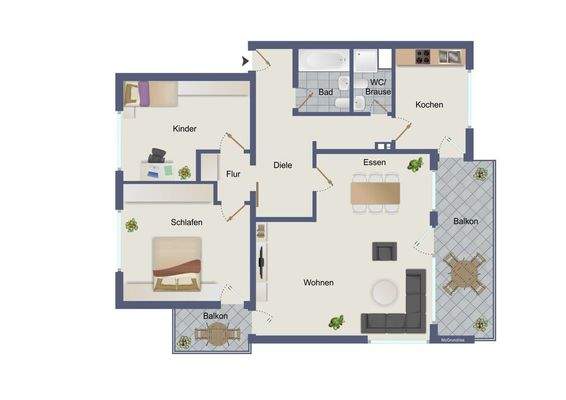 EG & OG - links & rechts