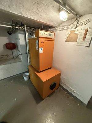 Gaszentralheizung von ca. 1992 (Fa. Wolf)