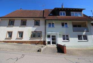 Ansicht Altbau-Neubau