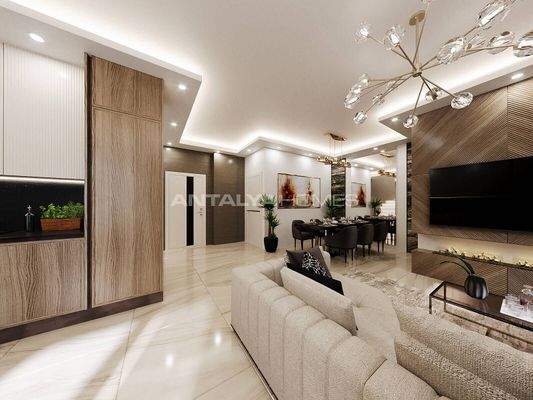 Stylish Apartments in a Complex near the Sea in Alanya Mahmutlar