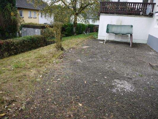 Teilansicht Garten-Terasse