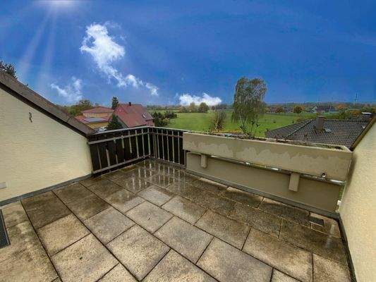 Herrlicher Ausblick zum Altmühlsee
