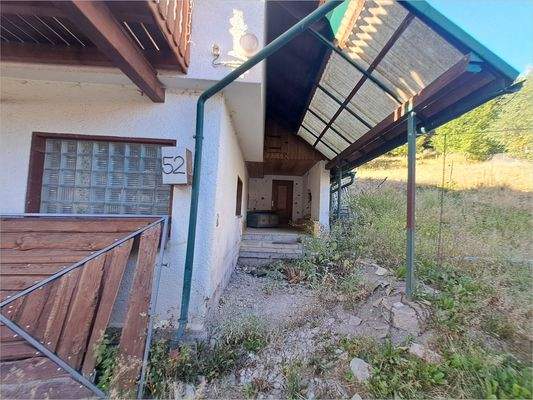 Außenansicht Haus 2 Eingang