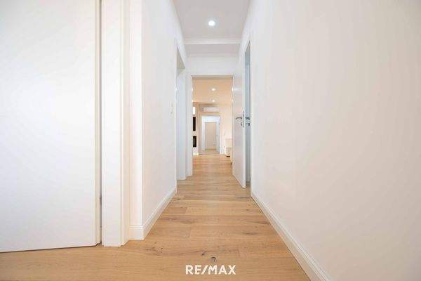 Gang zu den Schlafzimmern