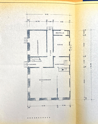Grundriss EG ohne Abortanlage