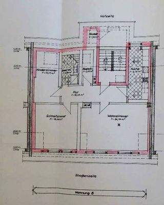 Grundriss Wohnung 8 (DG)