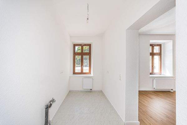 Mit angrenzender Küche