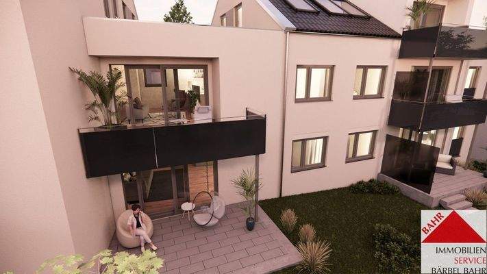 Projektierte Ansicht WE 4