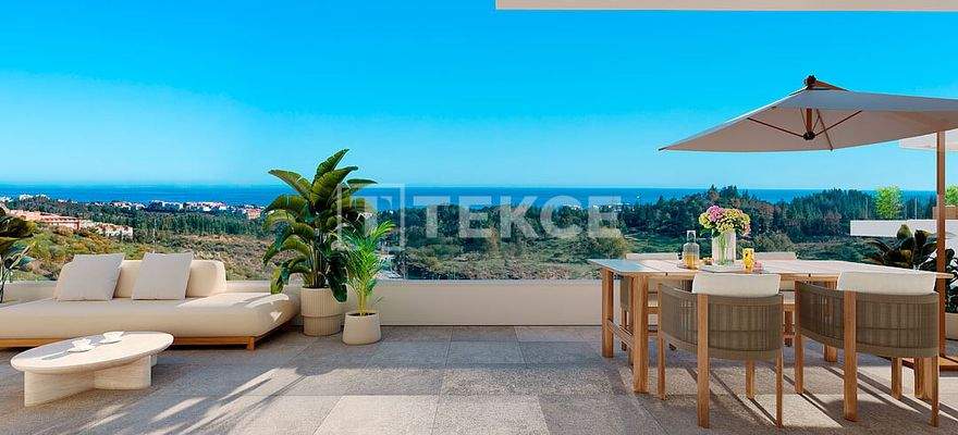 New Sea-View Flats Close to Golf Courses in Mijas