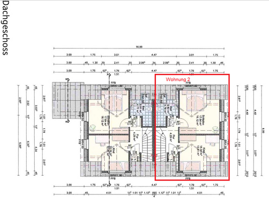 Grundriss Dachgeschoss Whg2