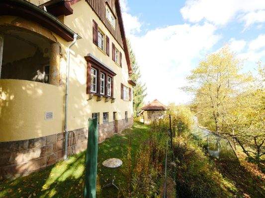  Die GARTENSEITE des Hauses