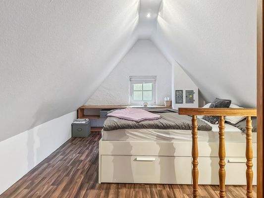 Schlafzimmer Spitzboden