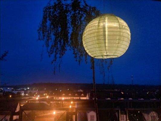 Ausblick Terasse bei Nacht