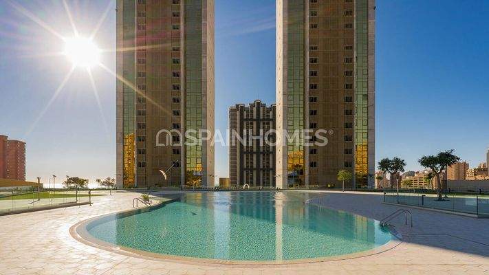 Sea Views Flats Near the Beach in Benidorm Costa Blanca