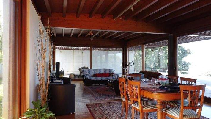 Kreta, Stalos: Luxuriöse Villa mit Meerblick in Strandnähe zu verkaufen