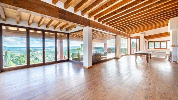 Villa mit Panoramablick zur Mieten in Ses Rotgetes, Esporlas. Mallorca