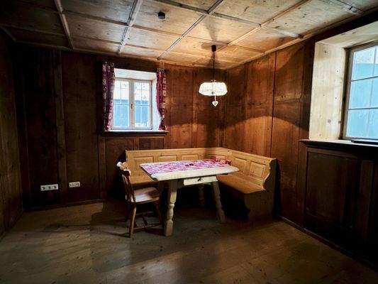 Stüberl im historischen Gebäudeteil