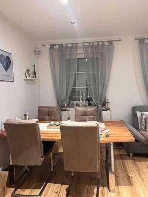 Essbereich im Wohnzimmer