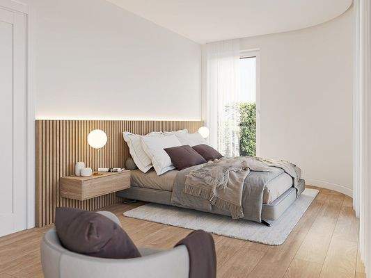 Innenraum - Visualisierung, Schlafzimmer