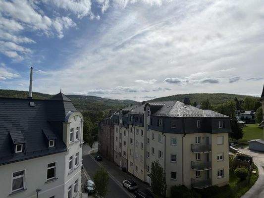 Blick vom Wohnzimmer