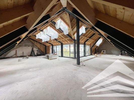 Baufortschritt Dachgeschoss