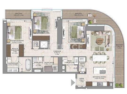 Apartments in a Magnificent Location in Downtown Dubai